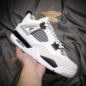Jordan 4 Retro Mid Military Black Sneakers